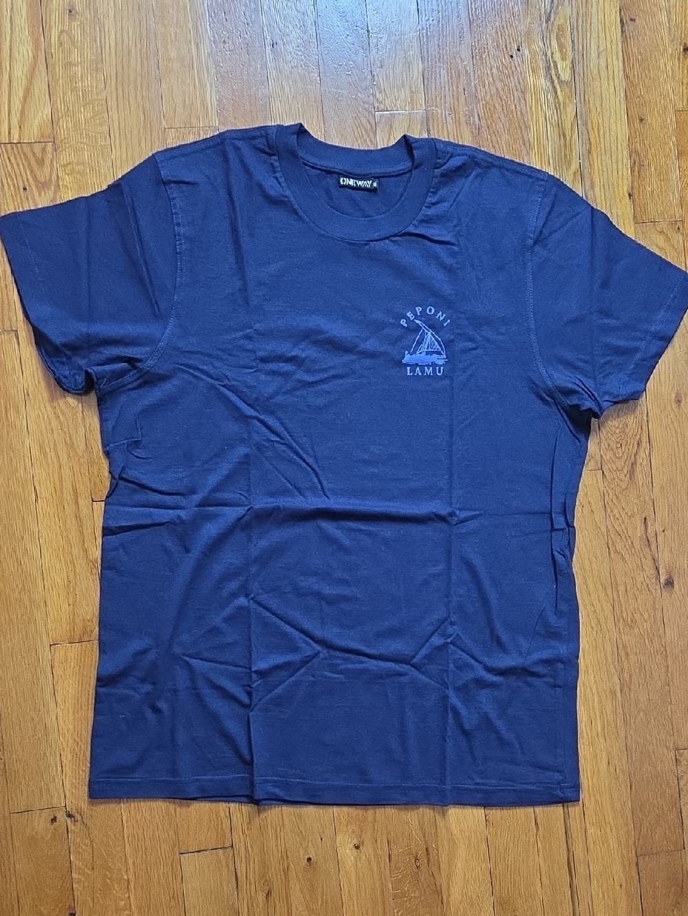 Navy Short-Sleeve Graphic Tee